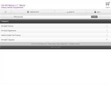 Tablet Screenshot of getwellnatural.com